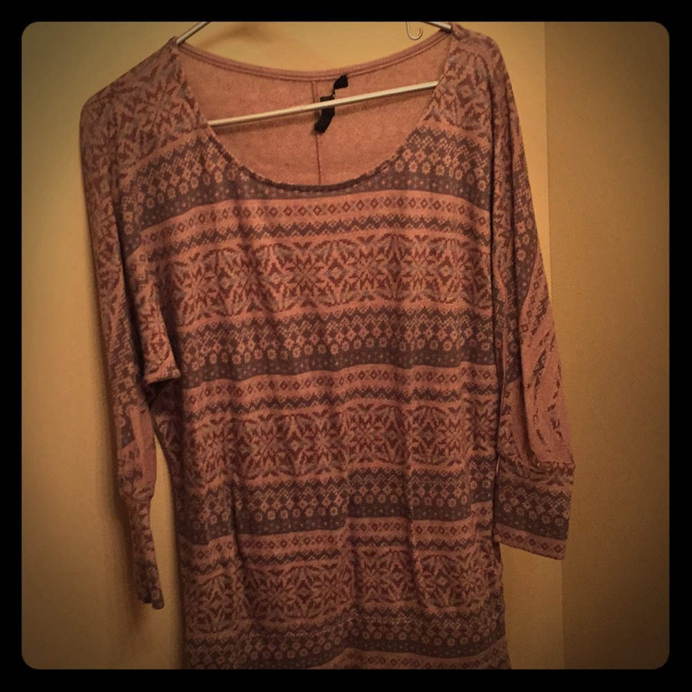 Comfy cotton snowflake shirt